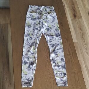 lululemon athletica Kids Patterned Leggings - Gray and Green